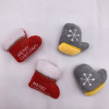 Brošňa z plyšu PP bavlny, vianočná séria, kreslené postavičky, ozdoba na topánky a ponožky