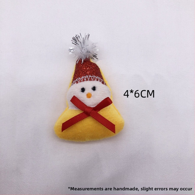 Brošňa z plyšu PP bavlny, vianočná séria, kreslené postavičky, ozdoba na topánky a ponožky