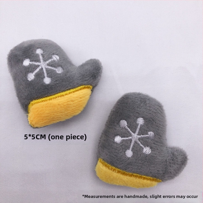 Brošňa z plyšu PP bavlny, vianočná séria, kreslené postavičky, ozdoba na topánky a ponožky