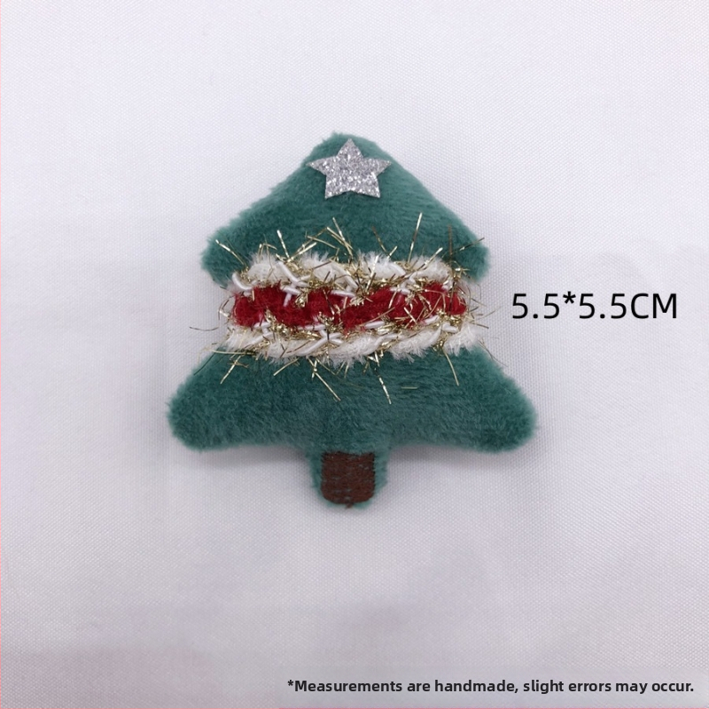 Brošňa z plyšu PP bavlny, vianočná séria, kreslené postavičky, ozdoba na topánky a ponožky