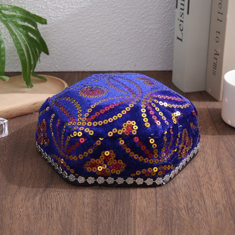 Šokių kepurė su šešiakampės formos dizainu, maža gėlė, pynės plaukams ir nėriniai (Prekės kodas 6464634, Suaugusiesiems, 2021 m. vasara)