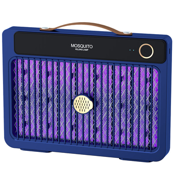 LED-es világítású elektromos szúnyogriasztó lámpa, beépített 1001–1600 mAh akkumulátorral, 41–60 m²-es területhez, üzemidő 6–8 óra