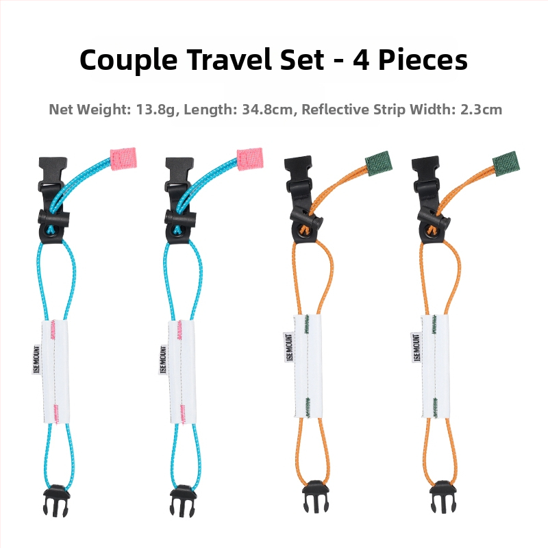 ISEMOUNT Aizsargājošas kāju jostas braukšanai – Garš stils, Lycra/Spandex, ceļa un kalnu velobraukums, nakts skrējiens, brīdinājuma josta