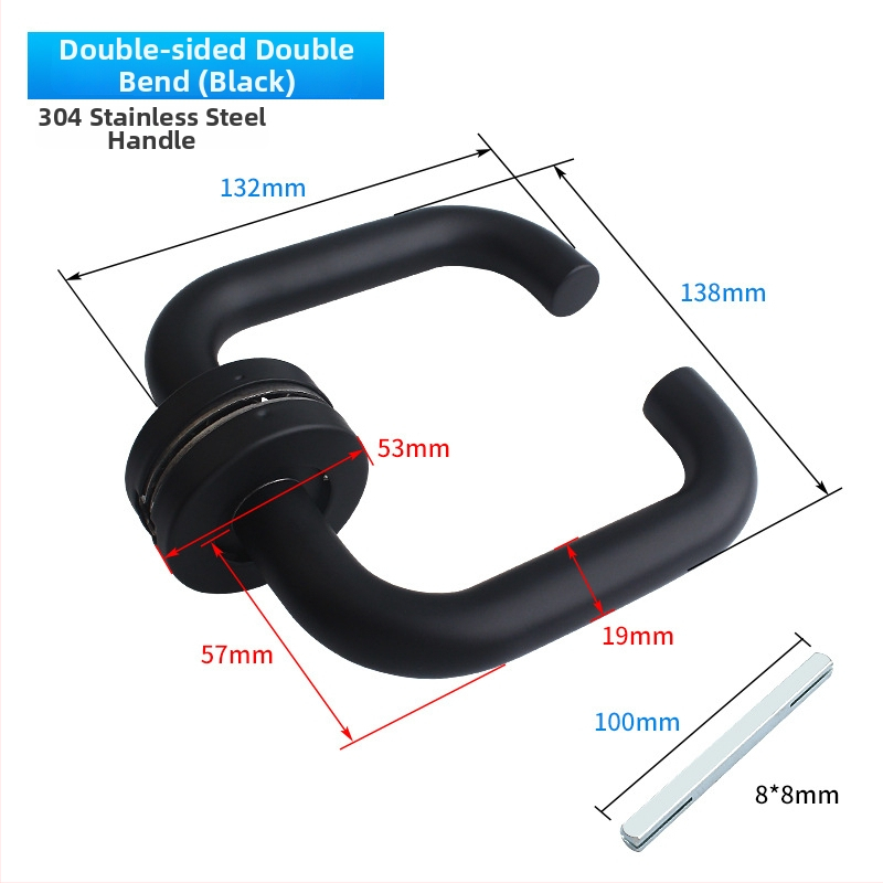 Kľuč pre požiarne dvere z 304 nehrdzavejúcej ocele, guľatá rúra, brúsený povrch, vhodný pre drevené aj kovové dvere