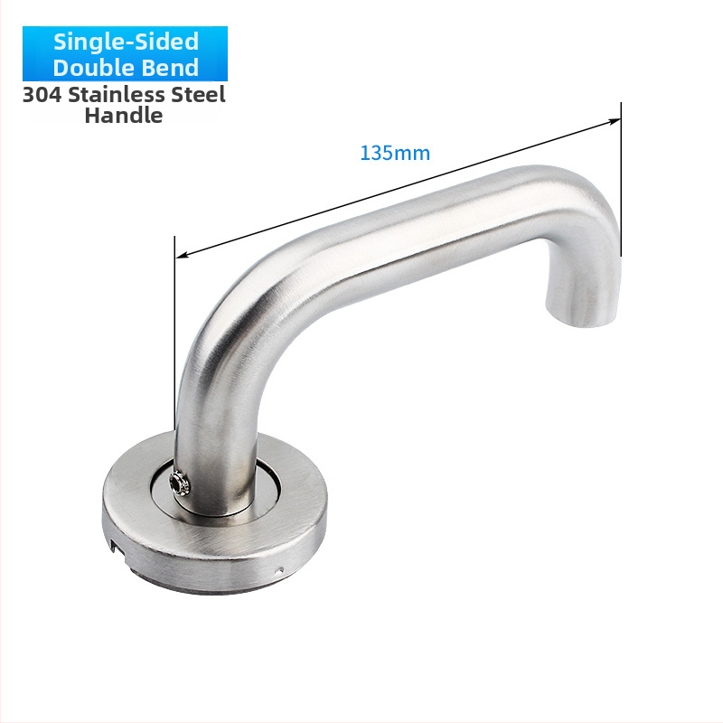 Kľuč pre požiarne dvere z 304 nehrdzavejúcej ocele, guľatá rúra, brúsený povrch, vhodný pre drevené aj kovové dvere