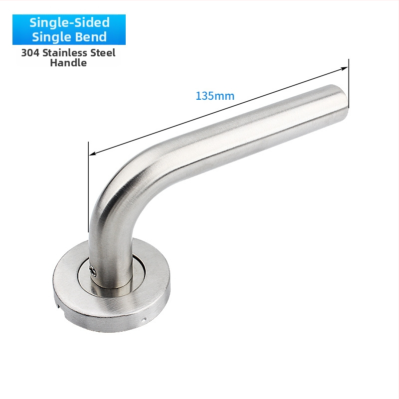 Kľuč pre požiarne dvere z 304 nehrdzavejúcej ocele, guľatá rúra, brúsený povrch, vhodný pre drevené aj kovové dvere