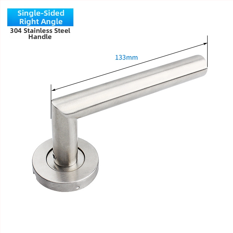 Kľuč pre požiarne dvere z 304 nehrdzavejúcej ocele, guľatá rúra, brúsený povrch, vhodný pre drevené aj kovové dvere