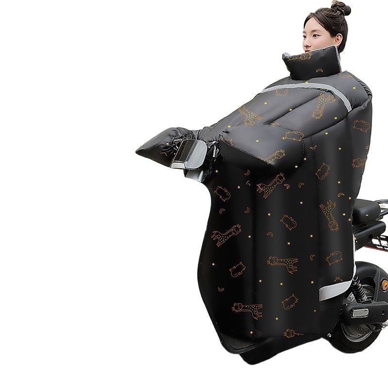 Elektrilise esiklaasi kate – paks plüüsmaterjalist kate, külmavastane ja soe, päikesekaitse kaelale