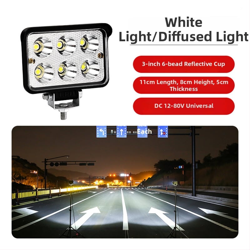 LED automobilių prožektorius, universalus suderinamumas, 400W, 12-80V, 5A, atsparus lietui korpusas