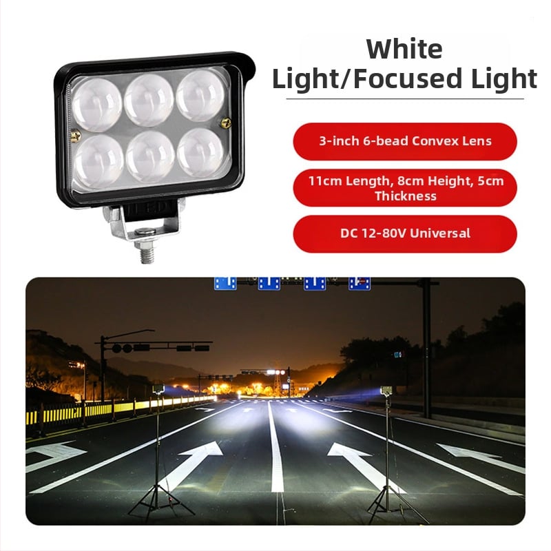 LED automobilių prožektorius, universalus suderinamumas, 400W, 12-80V, 5A, atsparus lietui korpusas