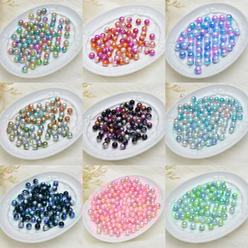 DIY šperky príslušenstvo – ABS plast, perleťový povrch, vintage štýl, perlový vzor