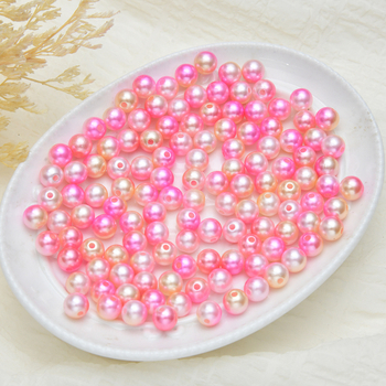 DIY šperky príslušenstvo – ABS plast, perleťový povrch, vintage štýl, perlový vzor