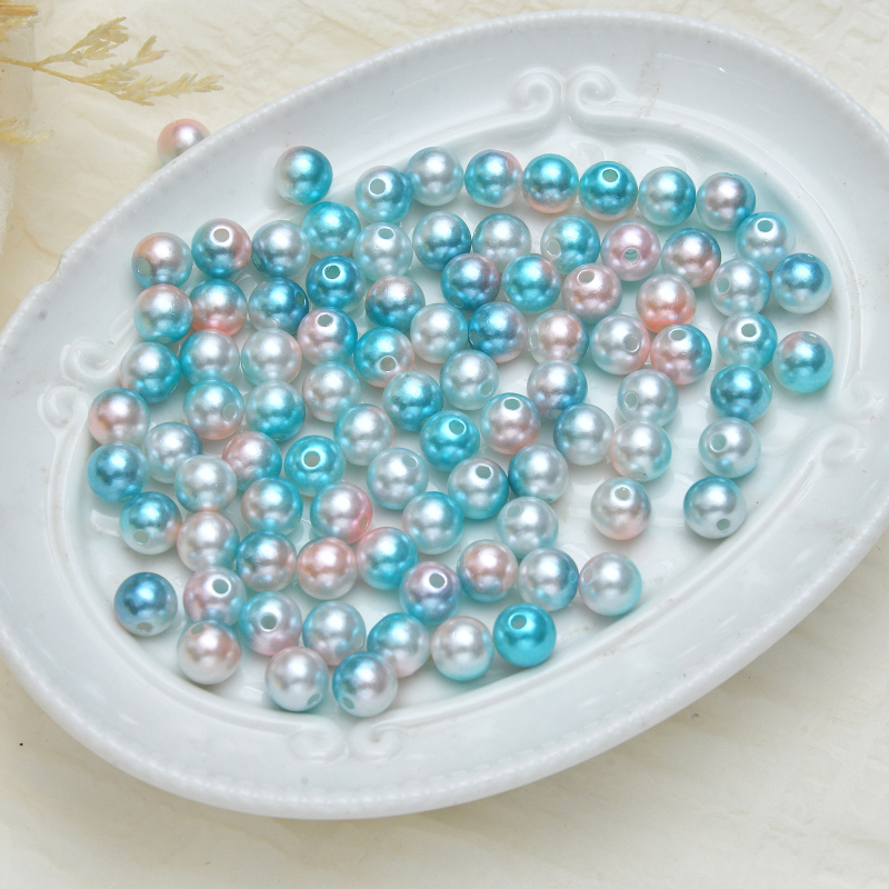 DIY šperky príslušenstvo – ABS plast, perleťový povrch, vintage štýl, perlový vzor