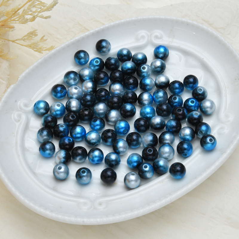 DIY šperky príslušenstvo – ABS plast, perleťový povrch, vintage štýl, perlový vzor