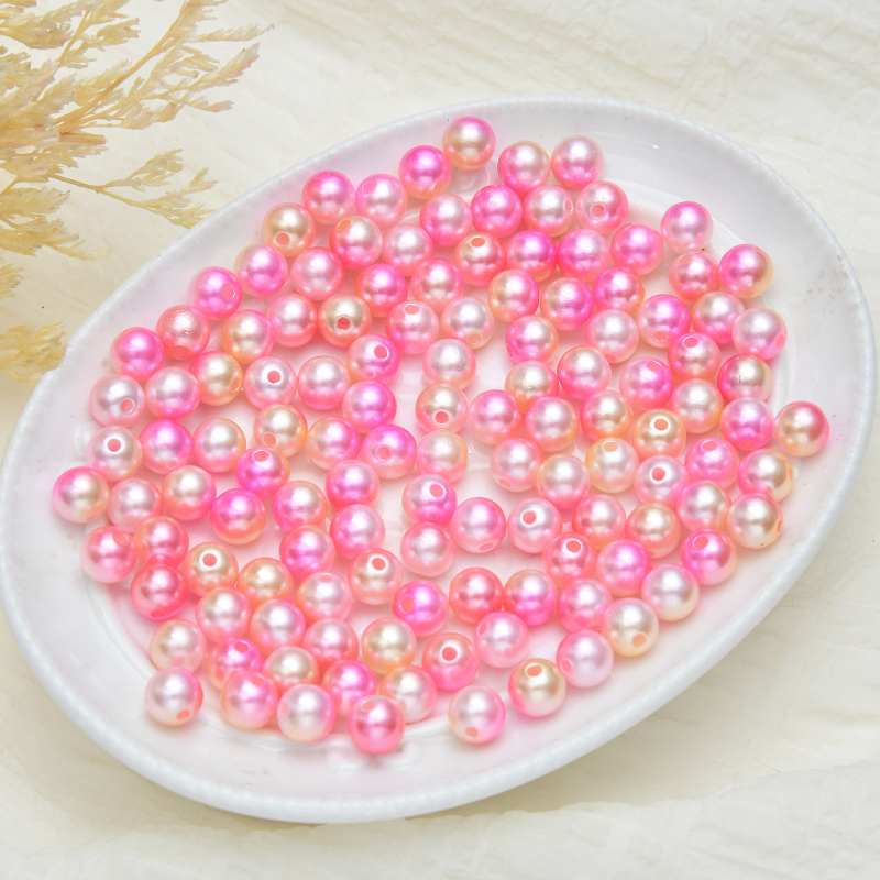 DIY šperky príslušenstvo – ABS plast, perleťový povrch, vintage štýl, perlový vzor