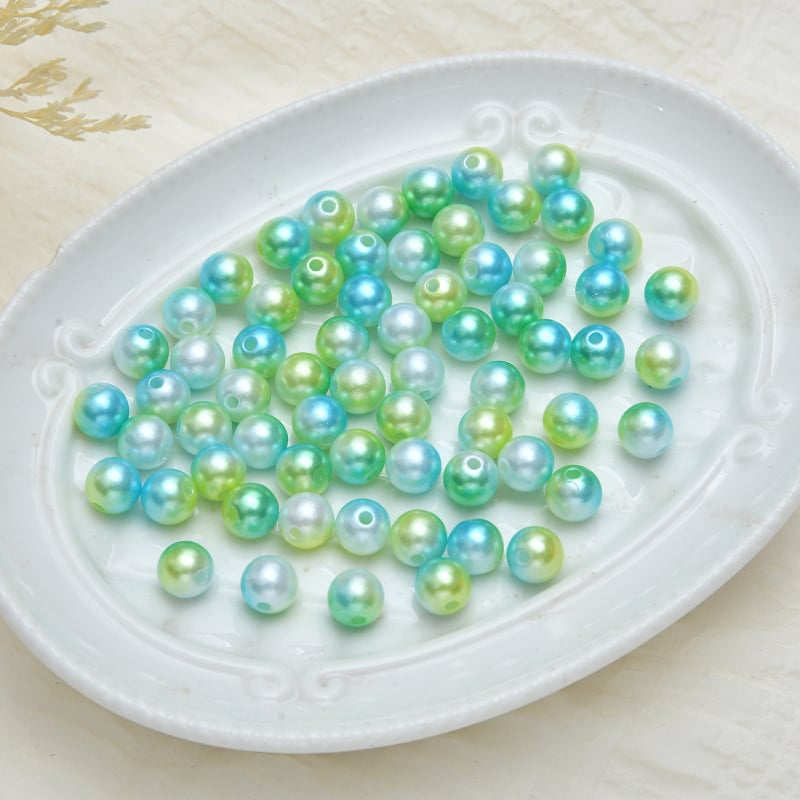 DIY šperky príslušenstvo – ABS plast, perleťový povrch, vintage štýl, perlový vzor