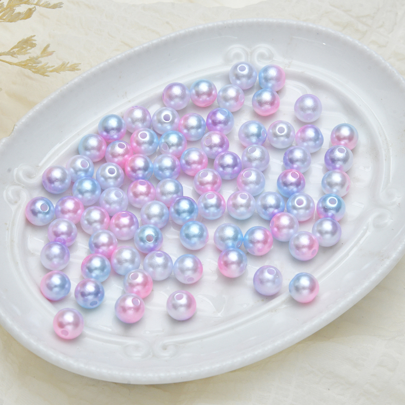 DIY šperky príslušenstvo – ABS plast, perleťový povrch, vintage štýl, perlový vzor