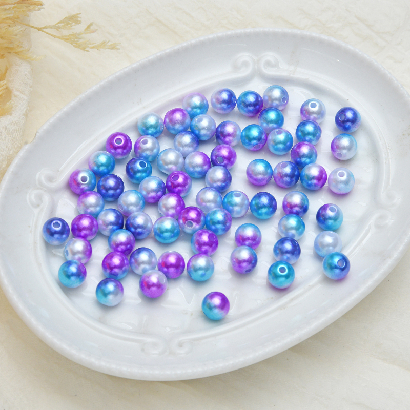 DIY šperky príslušenstvo – ABS plast, perleťový povrch, vintage štýl, perlový vzor