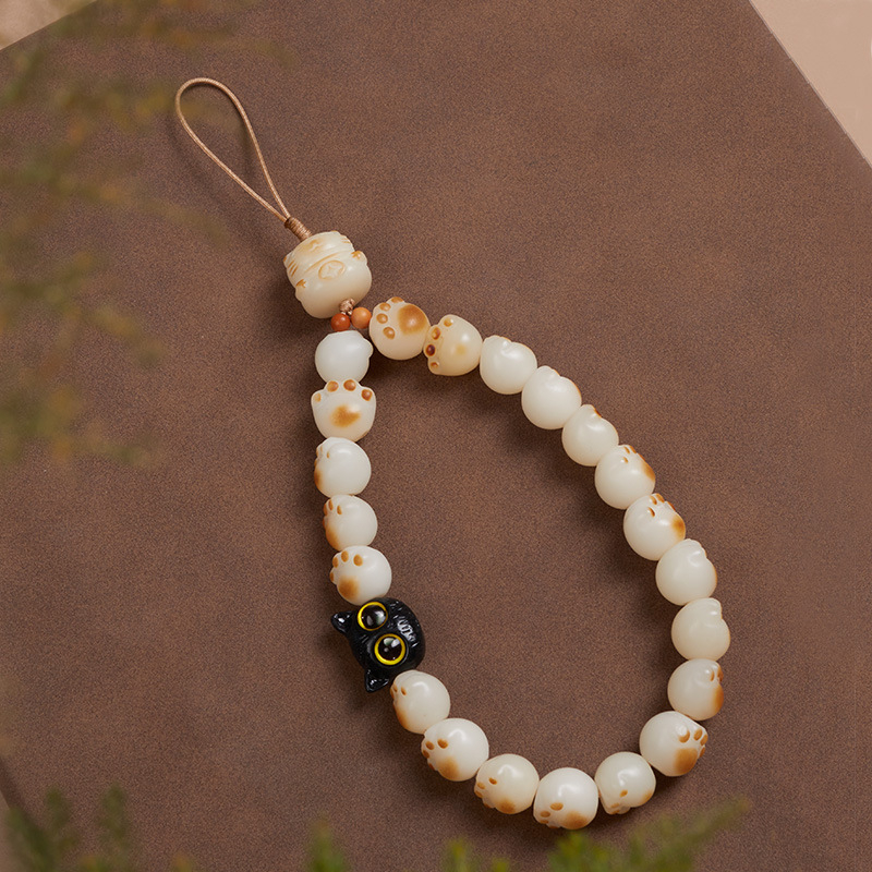 Телефонна висулка Bodhi – тъкана, животинска форма, декоративен ремък за телефон