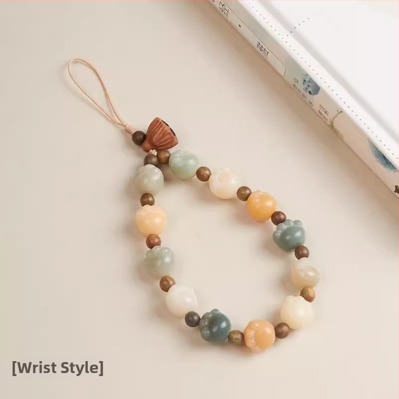 Телефонна висулка Bodhi – тъкана, животинска форма, декоративен ремък за телефон