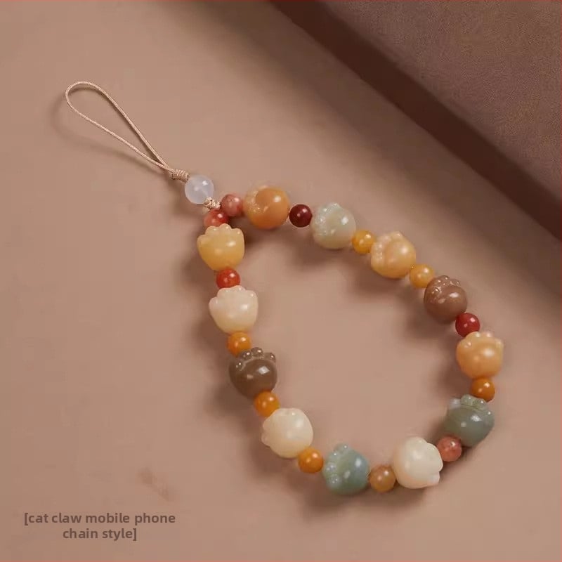 Телефонна висулка Bodhi – тъкана, животинска форма, декоративен ремък за телефон