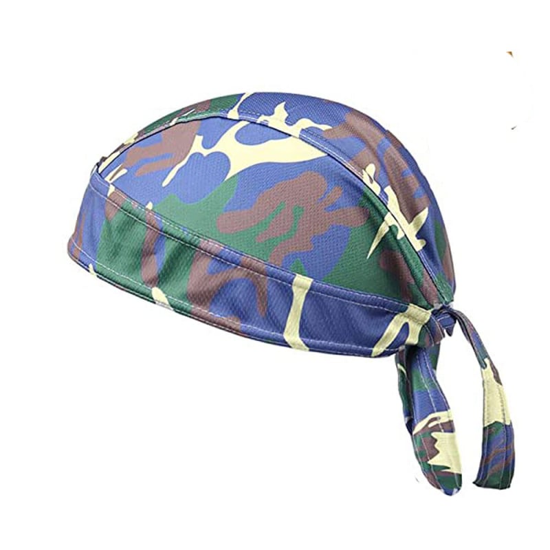 Спортна шапка и шал за глава, унисекс за възрастни, полиестер, модел с печат, за външна употреба