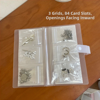 Ékszer kiállító állvány átlátszó PVC tasakkal, por- és oxidáció elleni védelemmel, 6 rétegű, utazási szervező