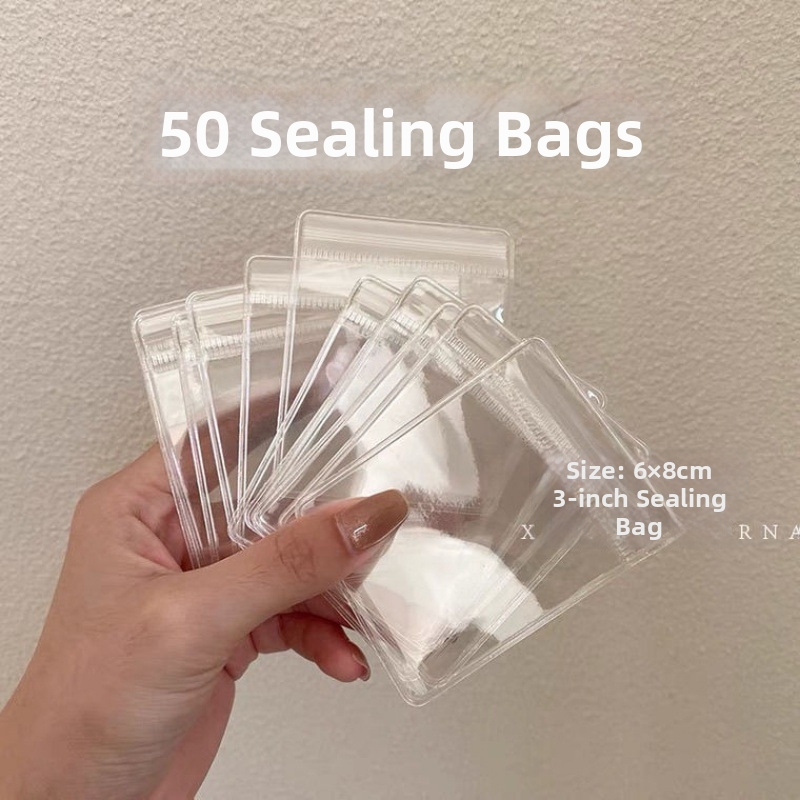 Ékszer kiállító állvány átlátszó PVC tasakkal, por- és oxidáció elleni védelemmel, 6 rétegű, utazási szervező