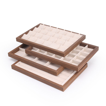 Cutie de prezentare bijuterii - toate într-un singur loc, PVC, formă dreptunghiulară, tehnică de îmbinare (un nivel)