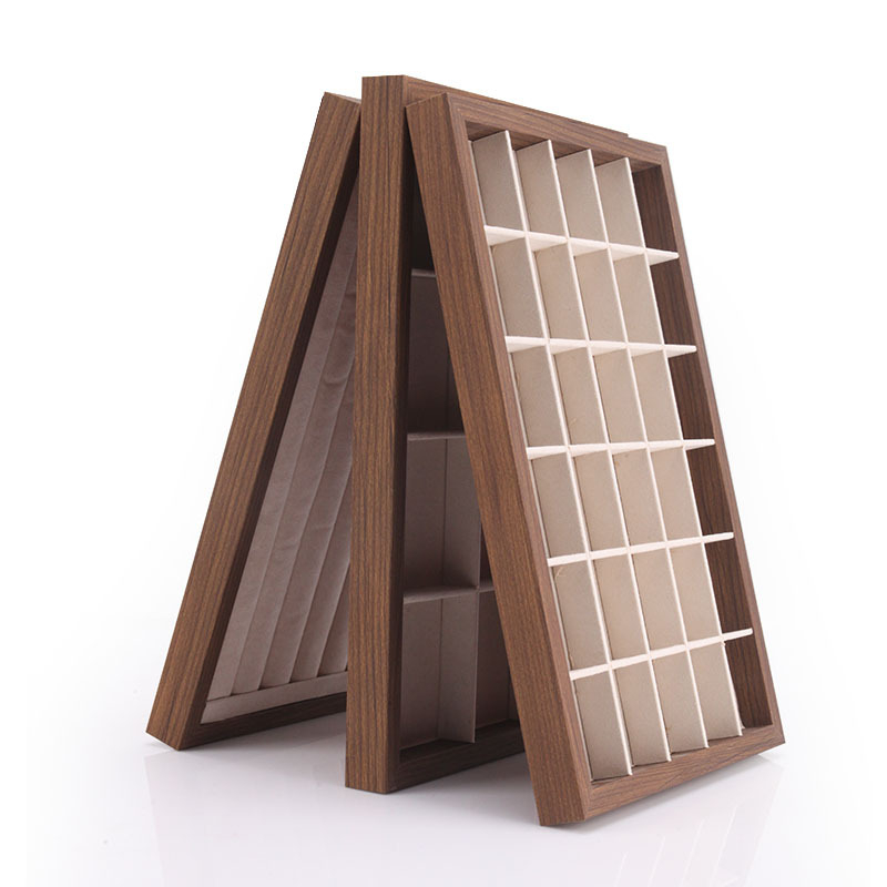 Cutie de prezentare bijuterii - toate într-un singur loc, PVC, formă dreptunghiulară, tehnică de îmbinare (un nivel)