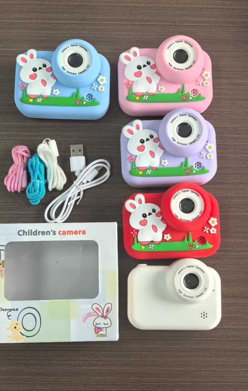 Детски дигитален фотоапарат I5-72 със 2.0-инчов LCD екран, 12–20 MP пиксели, слот за карта памет, живот на батерията 1–3 часа, корпус от силиконов пластмаса