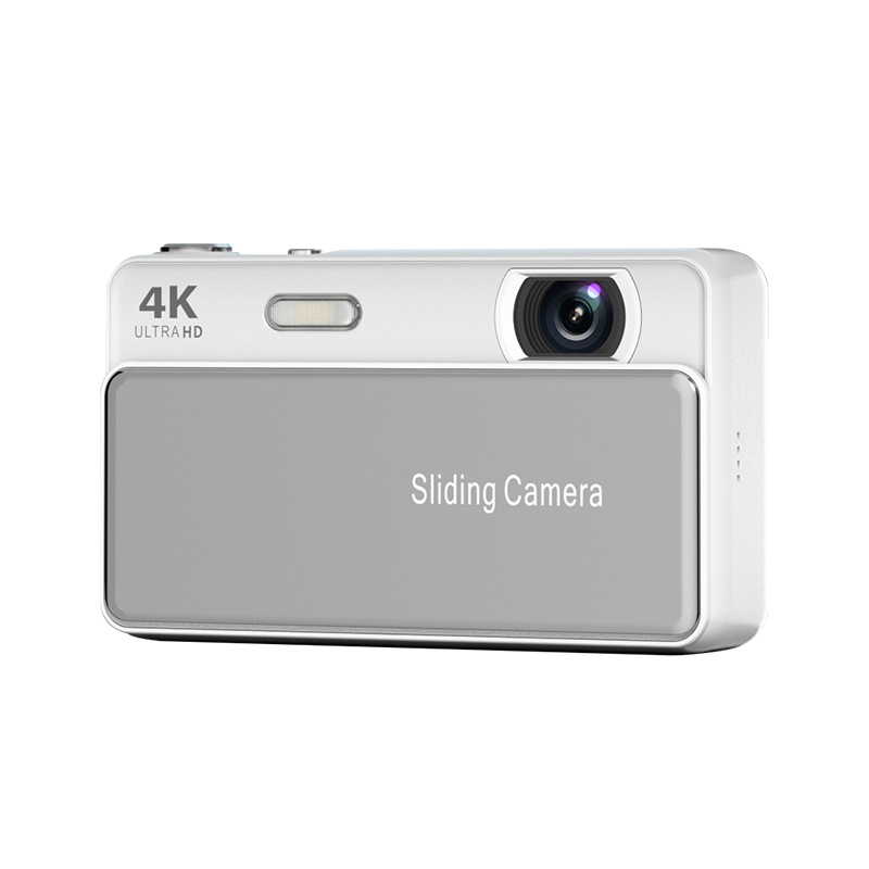 Cameră digitală inteligentă cu capac glisant, înregistrare 4K, senzor CMOS de 20 MP, zoom optic 16x, ecran LCD 2,8 inch