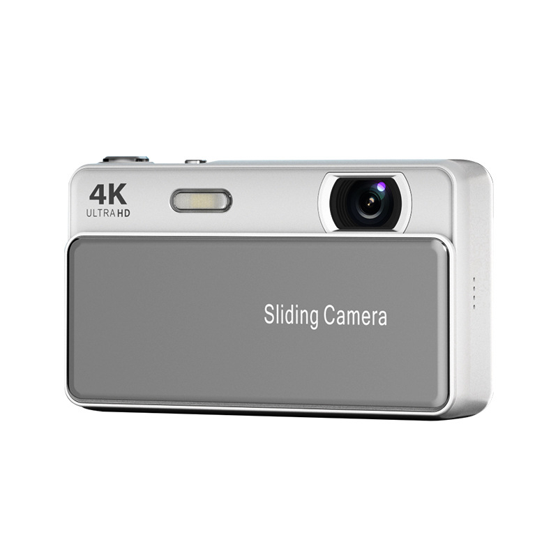 Cameră digitală inteligentă cu capac glisant, înregistrare 4K, senzor CMOS de 20 MP, zoom optic 16x, ecran LCD 2,8 inch