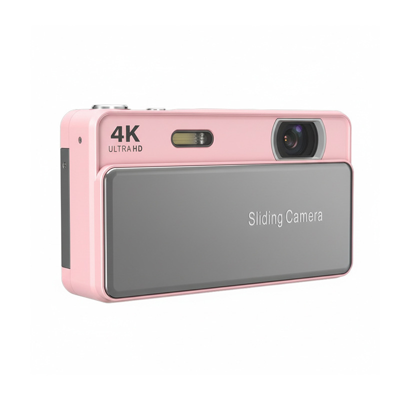 Cameră digitală inteligentă cu capac glisant, înregistrare 4K, senzor CMOS de 20 MP, zoom optic 16x, ecran LCD 2,8 inch