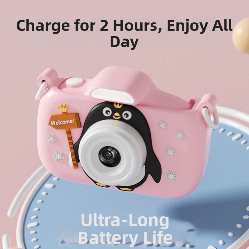 Детска цифрова камера Y24 с 2,4-инчов LCD, TF карта за съхранение, двойна камера, батерия 1000 mAh