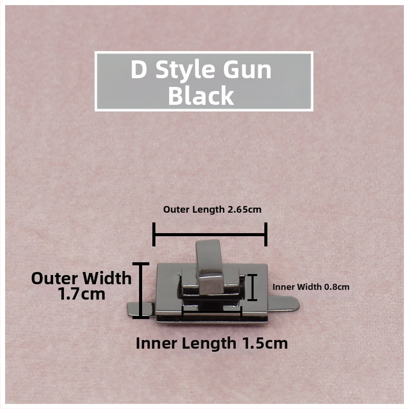 Комплект катарами за чанти — въртящо се заключване, квадратно заключване, метална изработка, Zhuoyue