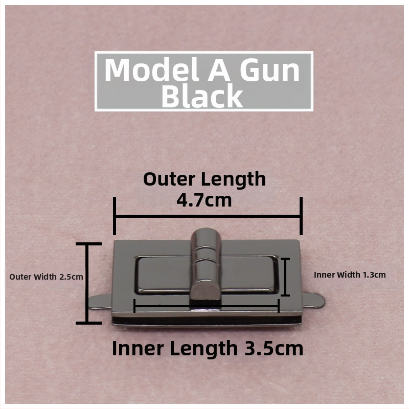 Комплект катарами за чанти — въртящо се заключване, квадратно заключване, метална изработка, Zhuoyue