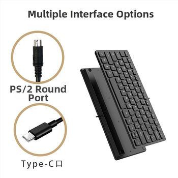 Membránová klávesnica, do 87 kláves, káblové pripojenie, kábel 1,5 m, hmotnosť 230 g