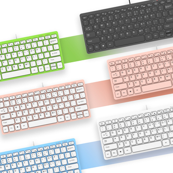 Membránová klávesnica, do 87 kláves, káblové pripojenie, kábel 1,5 m, hmotnosť 230 g