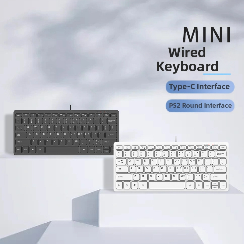 Membránová klávesnica, do 87 kláves, káblové pripojenie, kábel 1,5 m, hmotnosť 230 g