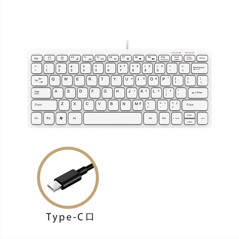 Membránová klávesnica, do 87 kláves, káblové pripojenie, kábel 1,5 m, hmotnosť 230 g