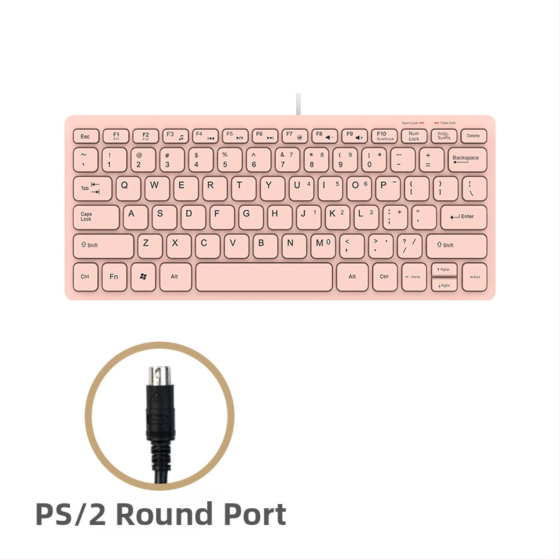 Membránová klávesnica, do 87 kláves, káblové pripojenie, kábel 1,5 m, hmotnosť 230 g