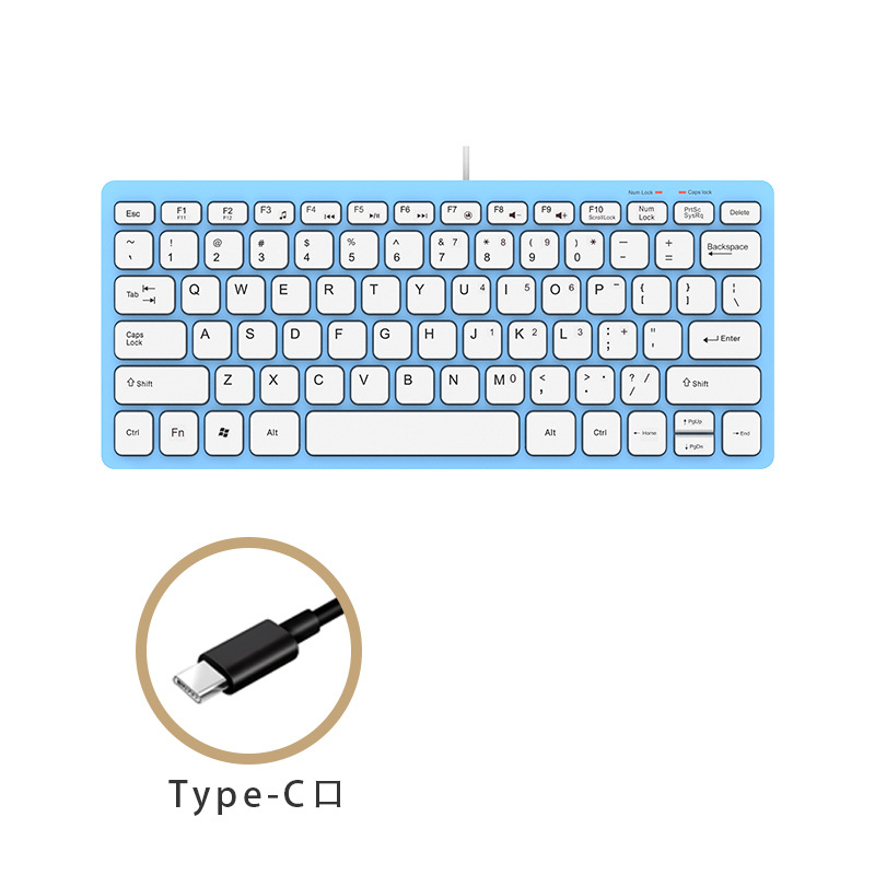 Membránová klávesnica, do 87 kláves, káblové pripojenie, kábel 1,5 m, hmotnosť 230 g