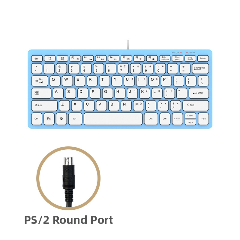 Membránová klávesnica, do 87 kláves, káblové pripojenie, kábel 1,5 m, hmotnosť 230 g