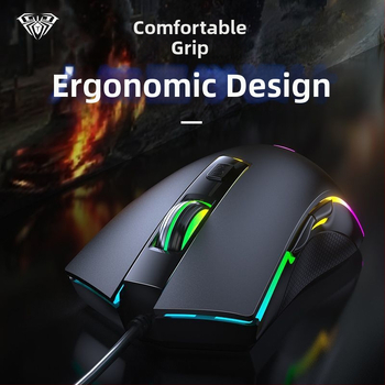 Wolf Spider S28 optički gaming miš, 7200 DPI, 6 tipki, USB kabelski, dodirni kotačić za pomicanje