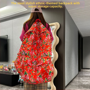 Unisex obrovský nylonový cestovný batoh – voľnočasové cestovanie, skladací dizajn, leto 2024