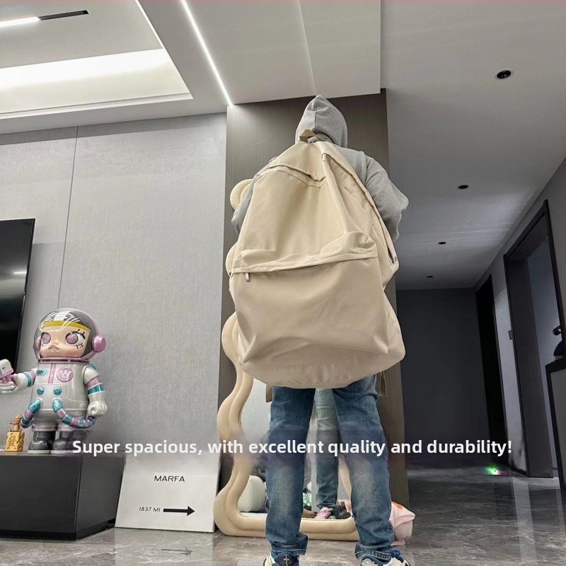 Unisex obrovský nylonový cestovný batoh – voľnočasové cestovanie, skladací dizajn, leto 2024