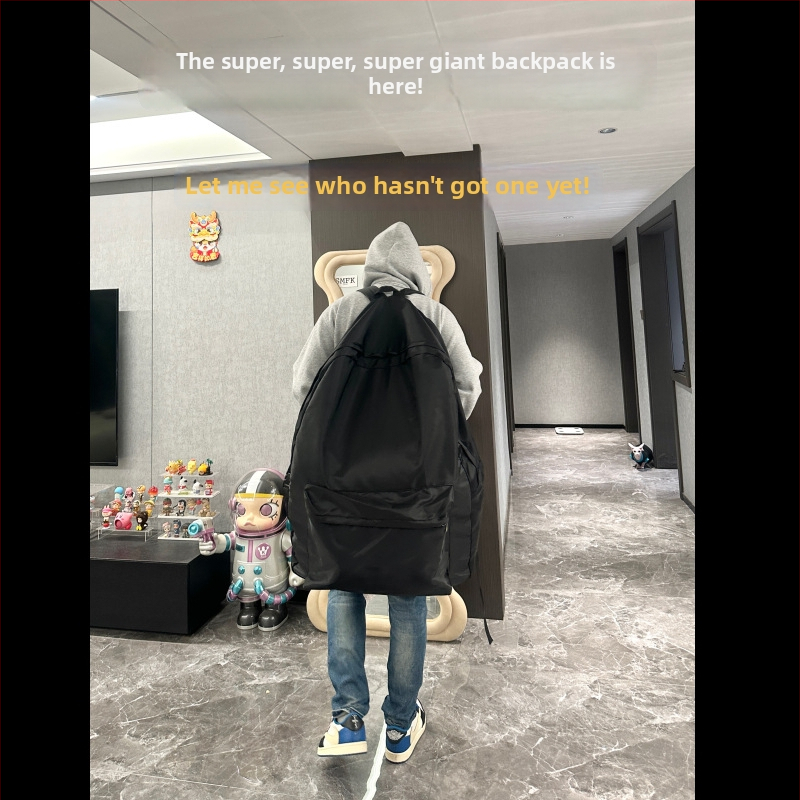 Unisex obrovský nylonový cestovný batoh – voľnočasové cestovanie, skladací dizajn, leto 2024