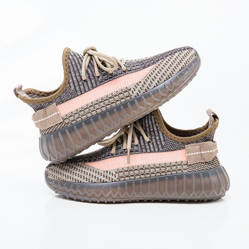 Kokosų bateliai Fly-Knit, kvėpuojantys, lengvi sportbačiai - apvali nosis, vidutinio aukščio kulnas 3-5 cm