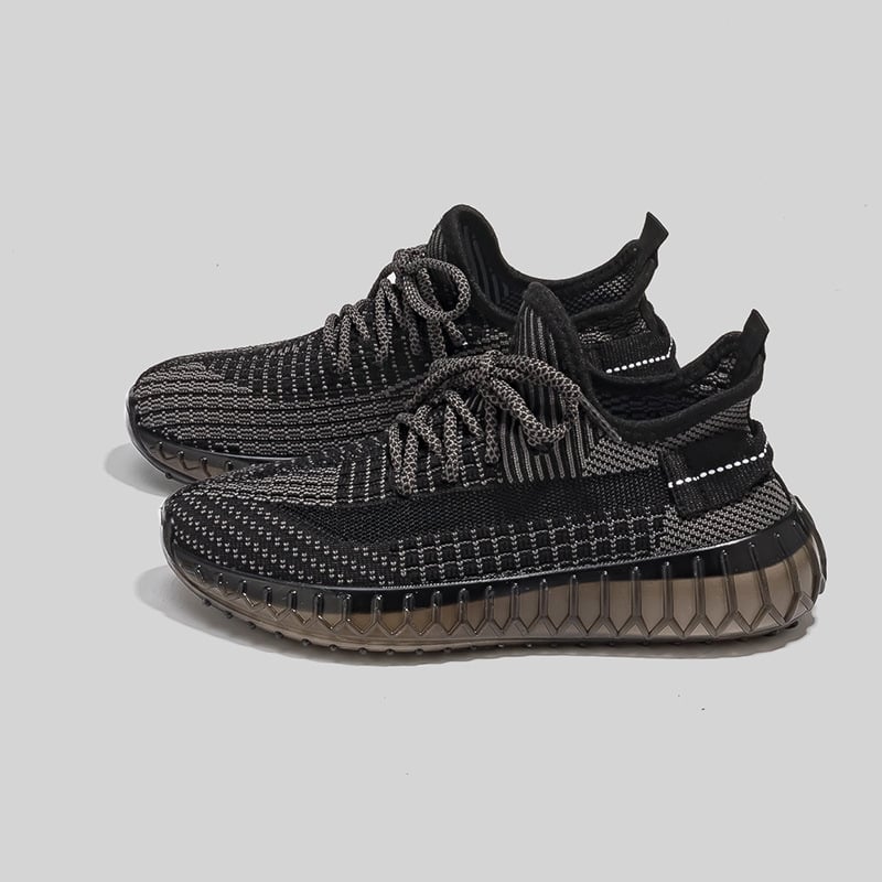 Kokosų bateliai Fly-Knit, kvėpuojantys, lengvi sportbačiai - apvali nosis, vidutinio aukščio kulnas 3-5 cm